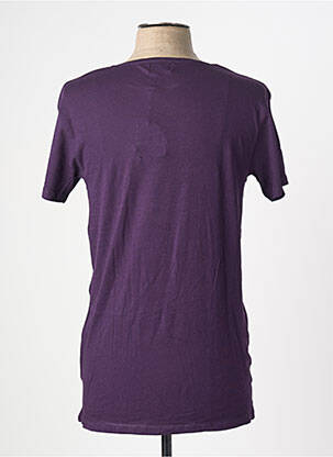 Tricou croială cambrată mâneci scurte violet CHEAP MONDAY bărbat
