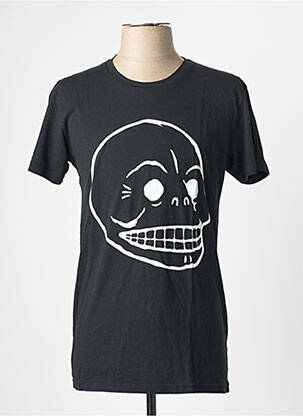 Tricou croială cambrată mâneci scurte negru CHEAP MONDAY bărbat