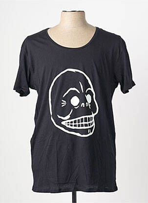 Tricou croială cambrată mâneci scurte negru CHEAP MONDAY bărbat