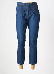 Pantalon 7/8 talie cu cleme mărime normală albastru CHEAP MONDAY femme