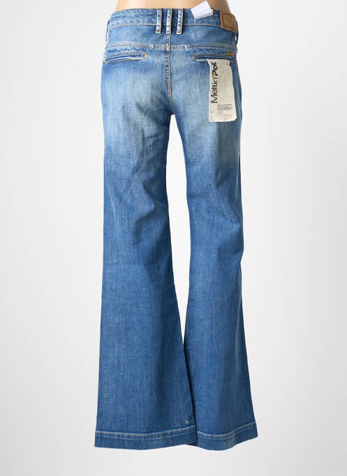 Blugi cu croială evazată albastru MELTIN'POT femeie