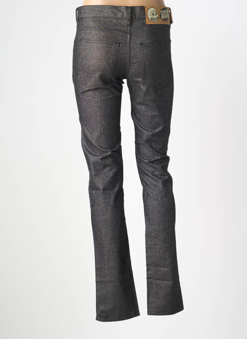 Blugi cu croială slim argintiu CHEAP MONDAY femeie