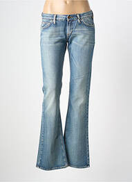 Blugi bootcut elasticitate talie joasă albastru MELTIN'POT femme