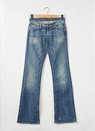 Blugi bootcut elasticitate talie joasă albastru MELTIN'POT femme