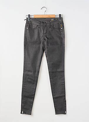 Blugi skinny elasticitate talie joasă negru MELTIN'POT femeie
