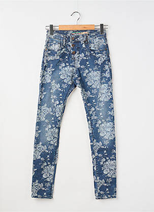 Blugi cu croială slim elasticitate albastru PLEASE femme