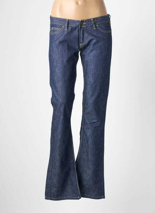 Blugi bootcut țesătură brută talie joasă albastru MELTIN'POT femme