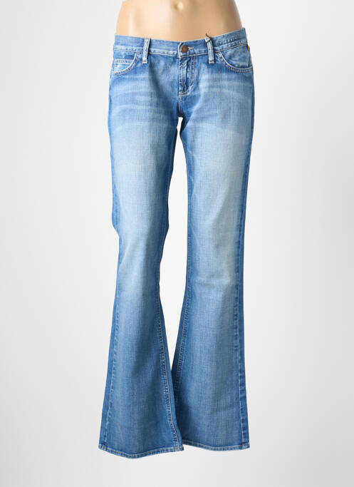 Blugi cu croială evazată elasticitate talie joasă albastru MELTIN'POT femme