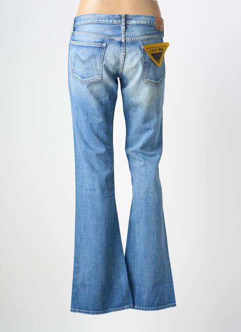 Blugi cu croială evazată elasticitate talie joasă albastru MELTIN'POT femme