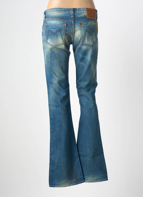 Blugi cu croială evazată efect uzat decolorat talie joasă albastru MELTIN'POT femme