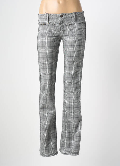 Blugi cu croială evazată elasticitate mărime normală gri MELTIN'POT femme