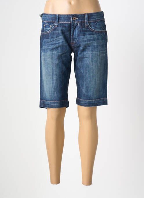 Bermudă subțire talie joasă albastru MELTIN'POT femme