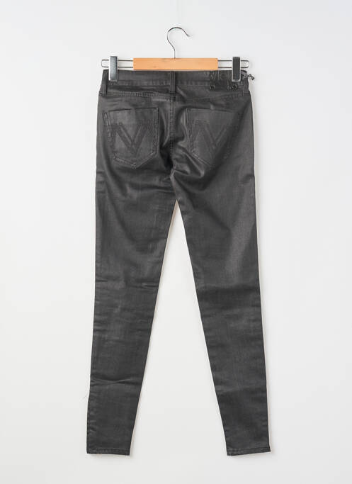 Blugi skinny elasticitate talie joasă negru MELTIN'POT femme