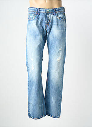 Blugi cu croială dreaptă elasticitate talie joasă albastru MELTIN'POT homme