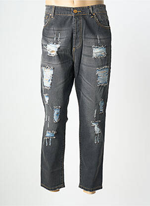 Blugi cu croială dreaptă închidere cu nasturi pe față mărime normală gri XAGON MAN homme