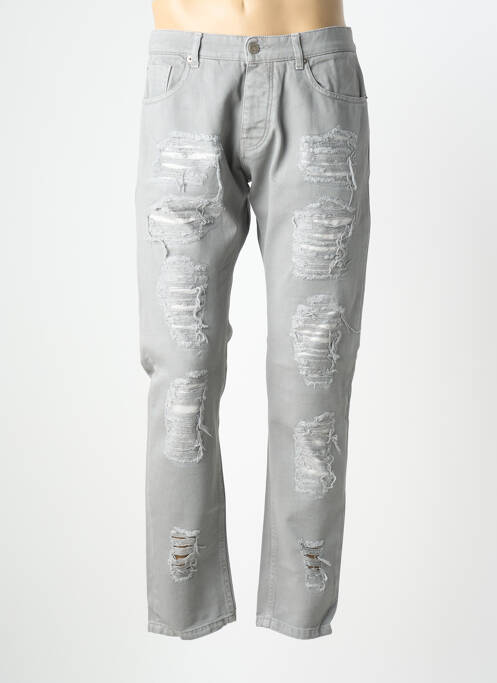 Blugi cu croială slim închidere cu nasturi pe față mărime normală gri HAMAKI-HO homme