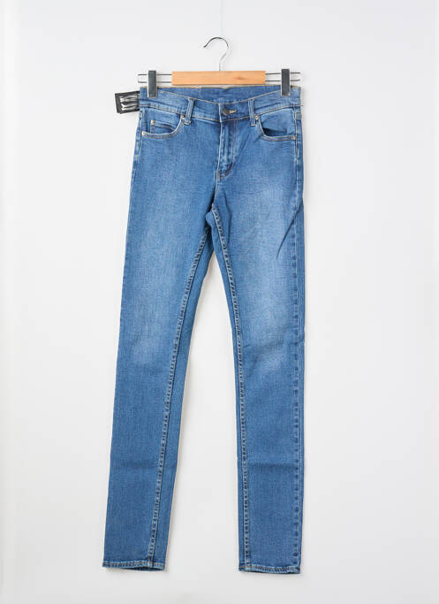 Blugi cu croială slim albastru CHEAP MONDAY bărbat