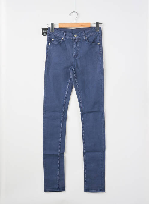 Blugi cu croială slim albastru CHEAP MONDAY femeie