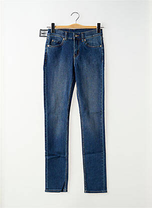 Blugi cu croială slim albastru CHEAP MONDAY femeie