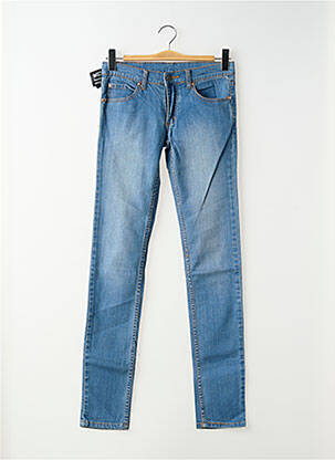 Blugi cu croială slim albastru CHEAP MONDAY femeie