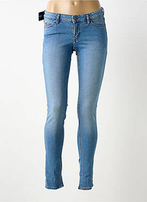 Blugi skinny elasticitate talie joasă albastru CHEAP MONDAY femeie