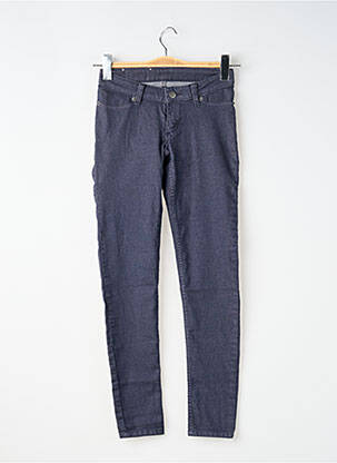 Pantalon slim țesătură poplin mărime normală albastru CHEAP MONDAY femeie