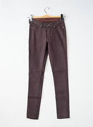 Pantalon slim țesătură acoperită mărime normală violet CHEAP MONDAY femeie