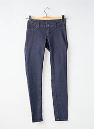 Pantalon slim țesătură poplin mărime normală albastru CHEAP MONDAY femme