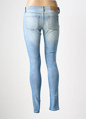 Blugi cu croială slim efect uzat decolorat mărime normală albastru CHEAP MONDAY femeie