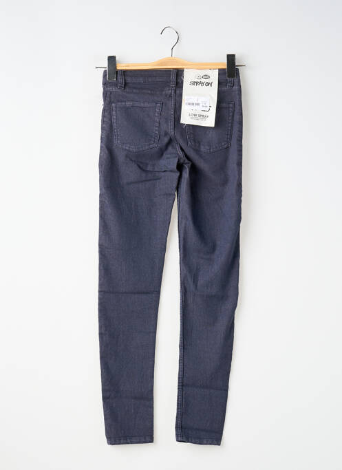 Pantalon slim țesătură poplin mărime normală albastru CHEAP MONDAY femme