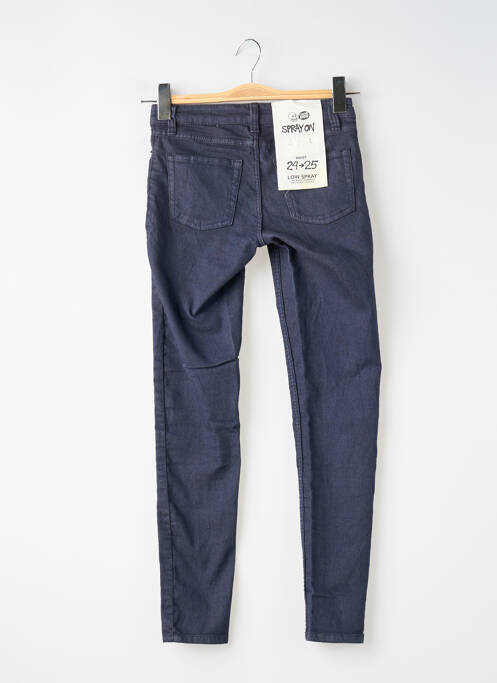 Pantalon slim țesătură poplin mărime normală albastru CHEAP MONDAY femme