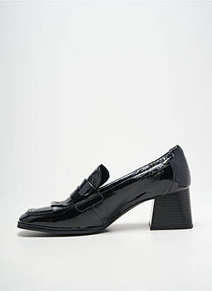 Mocasini pătrat toc de 4 la 6 cm negru CAPRICE femeie