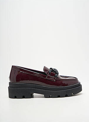 Mocasini material neted toc de 4 la 6 cm violet FREEMAN T.PORTER femeie