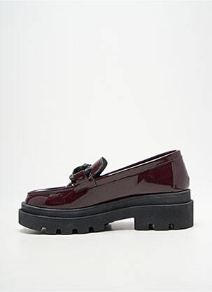 Mocasini material neted toc de 4 la 6 cm violet FREEMAN T.PORTER femeie