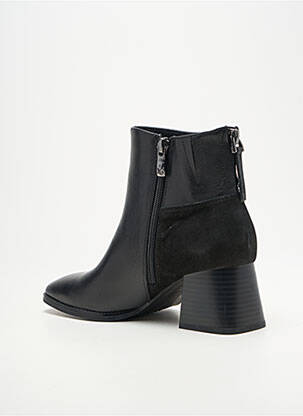 Botine/ghete umplută toc de 4 la 6 cm negru CAPRICE femeie