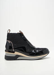 Adidași material neted toc de 4 la 6 cm negru MAM'ZELLE femme