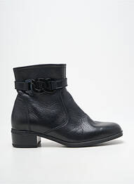 Botine/ghete material neted toc plat până la 3 cm negru ARA femme