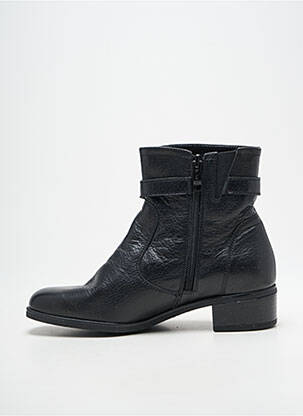Botine/ghete material neted toc plat până la 3 cm negru ARA femeie