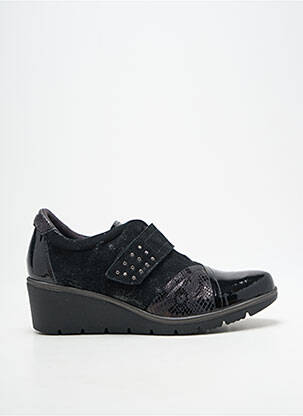 Încălțăminte de confort toc platformă toc de 4 la 6 cm negru ARTIKA SOFT femeie