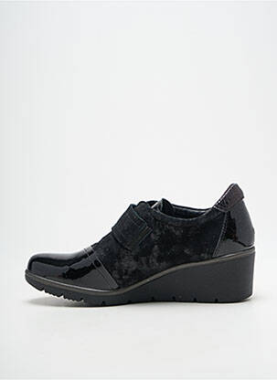 Încălțăminte de confort toc platformă toc de 4 la 6 cm negru ARTIKA SOFT femeie