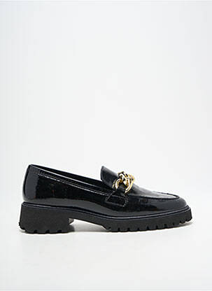 Mocasini material neted toc de 4 la 6 cm negru ARA femeie