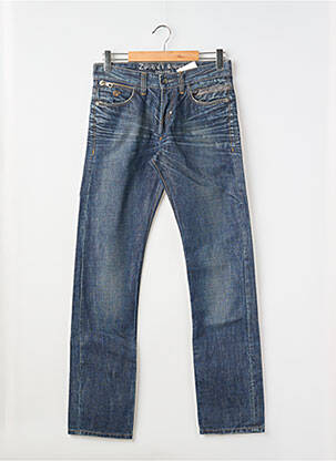 Blugi cu croială dreaptă închidere cu nasturi pe față mărime normală albastru BP homme