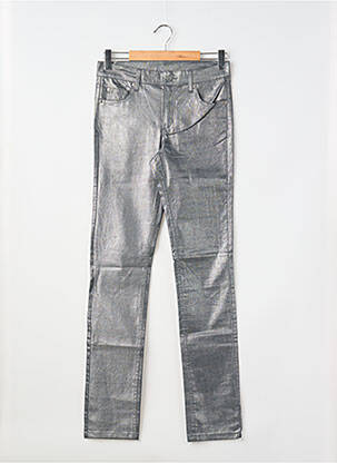 Pantalon drept elasticitate mărime normală gri CHEAP MONDAY femme