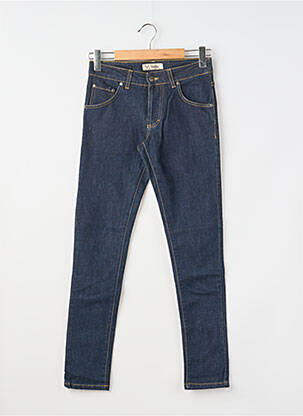 Blugi cu croială slim închidere cu nasturi pe față mărime normală albastru XAGON MAN homme