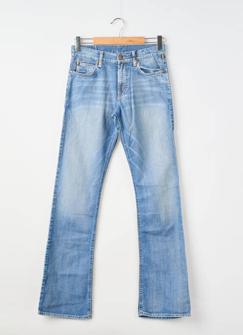 Blugi cu croială dreaptă închidere cu fermoar sub clapetă cu nasturi mărime normală albastru MELTIN'POT homme