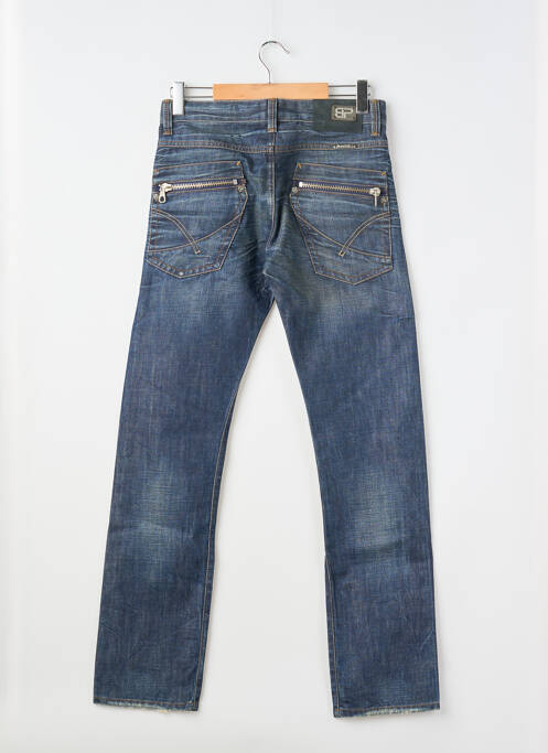 Blugi cu croială dreaptă închidere cu nasturi pe față mărime normală albastru BP homme