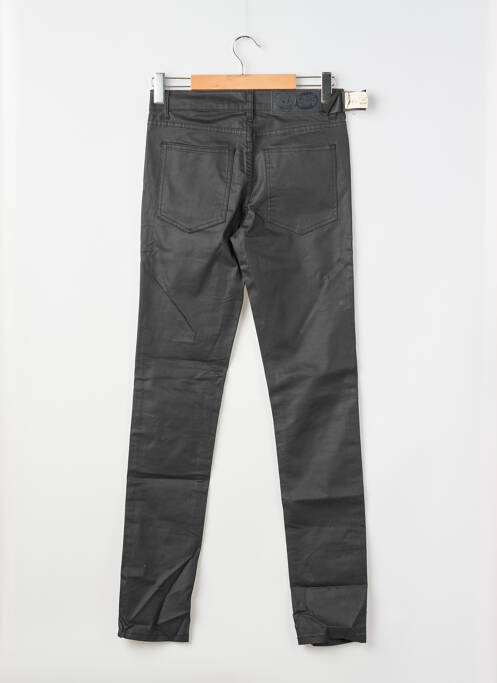 Pantalon slim țesătură acoperită mărime normală negru CHEAP MONDAY femme