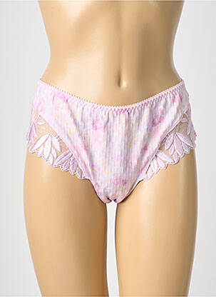 Tanga efect material satinat roz PRIMADONNA femeie