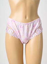 Tanga efect material satinat roz PRIMADONNA femme