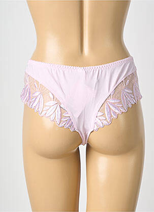 Tanga efect material satinat roz PRIMADONNA femeie